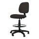Silla Cajero Tiempo sin Brazos Aro Cromado 3507 Tela Mini Café