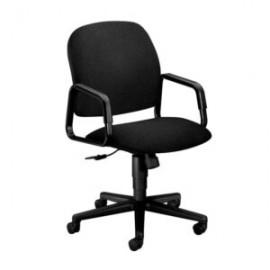 Silla Ejecutiva con Brazos Solutions 4001 Tela Confetti Negro