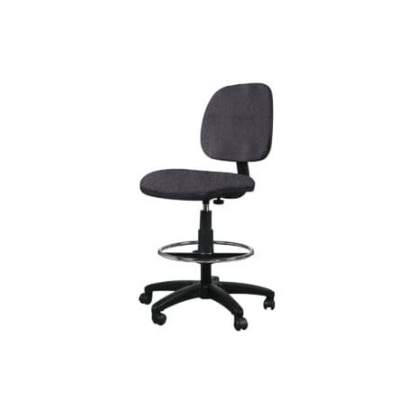 Silla Cajero Tiempo sin Brazos Aro Cromado 3507 Tela Stella Color Stone