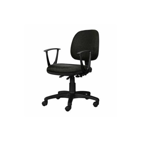 Silla Operativa con Brazos Tiempo 3502 Tela Mini Negro