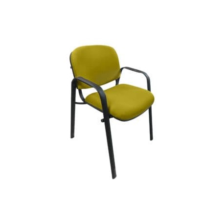 Silla de Visita Allegro con Brazos en Tela Mini Color Pera