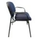 Silla de Visita Allegro con Brazos en Tela Mini Color Azul Marino