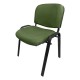 Silla de Visita Allegro con Brazos en Tela Stella Color Plumbago