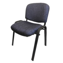 Silla de Visita Allegro sin Brazos en Tela Addison Color Plumbago