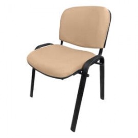 Silla de Visita Allegro sin Brazos en Tela Adison Color Camello