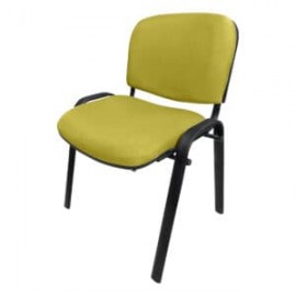 Silla de Visita Allegro sin Brazos en Tela Adison Color Pera