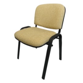 Silla de Visita Allegro sin Brazos en Tela Addison Color Mango