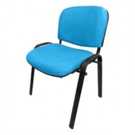 Silla de Visita Allegro sin Brazos en Tela Adison Color Turqueza