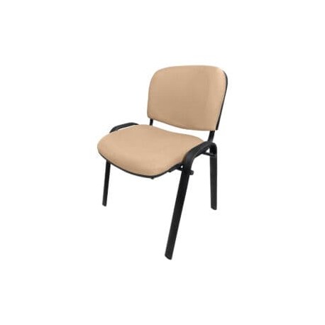 Silla de Visita Allegro sin Brazos en Tela Adison Color Camello