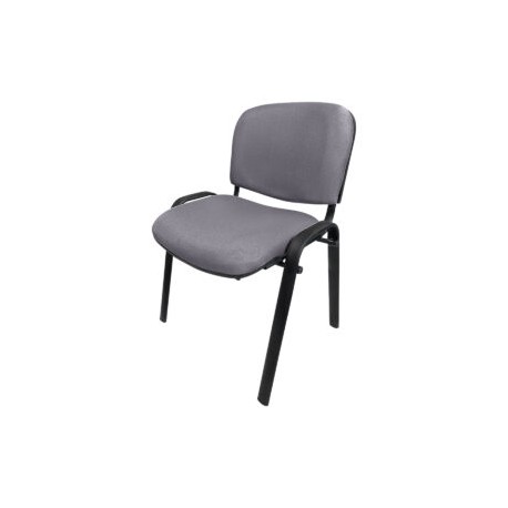 Silla de Visita Allegro sin Brazos en Tela Adison Color Plata