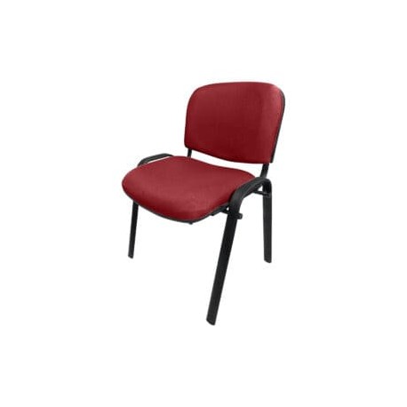 Silla de Visita Allegro sin Brazos en Tela Adison Color Rojo