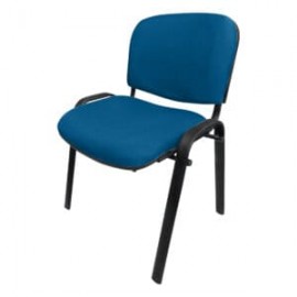 Silla de Visita Allegro sin Brazos en Tela Mini Color Pizarra