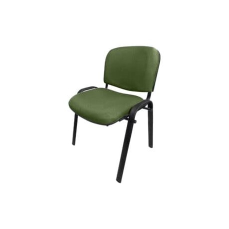 Silla de Visita Allegro sin Brazos en Tela Adison Color Verde Hoja