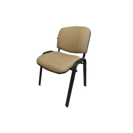 Silla de Visita Allegro sin Brazos en Tela Stanley Color Oro