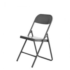 Silla Visita Plegable 1800 Metálica Gris