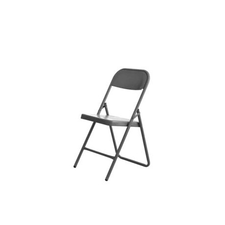 Silla Visita Plegable 1800 Metálica Gris