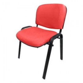Silla de Visita Allegro sin Brazos en Tela Stella Color Coral