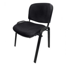 Silla de Visita Allegro sin Brazos en Tela Stella Color negro