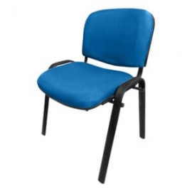Silla de Visita Allegro sin Brazos en Tela Stella Color Pizarra