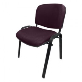 Silla de Visita Allegro sin Brazos en Tela Stella Color Violeta
