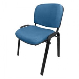 Silla de Visita Allegro sin Brazos en Tela Stella Color Azul