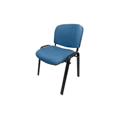 Silla de Visita Allegro sin Brazos en Tela Stella Color Azul