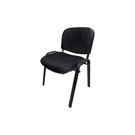 Silla de Visita Allegro sin Brazos en Tela Stella Color negro