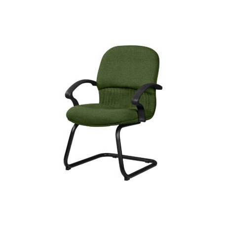 Silla de Visita Etna Tela Adison Color Verde Hoja