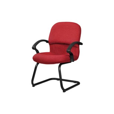 Silla de Visita Etna Tela Mini Rojo