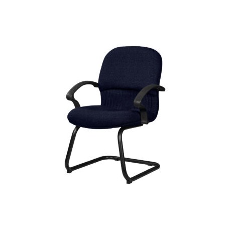 Silla de Visita Etna Tela Stella Color Marino