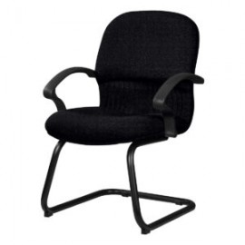 Silla de Visita Etna Tela Stella Color negro
