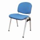 Silla de visita Genova Negro Modelo Tela Mini Color Cereza