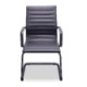 Silla de visita Genova Negro Modelo Tela Stella Color Uva