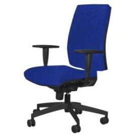 Silla Ejecutiva Lizardi Tela Mini Azul Eléctrico