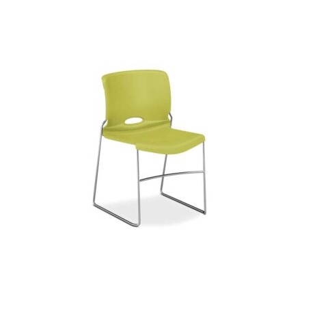 Silla de Visita sin Brazos Olson Color Verde Lima