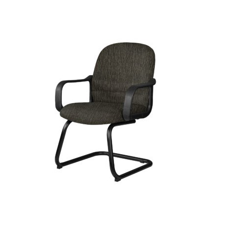 Silla de Visita Tamayo con Brazos, base de trineo, en Tela Stanley Oxford
