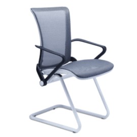 Silla de Visita Staff Asiento y Respaldo es Mesh Gris