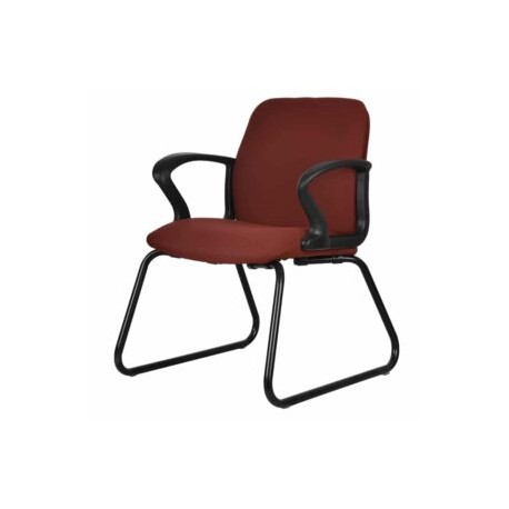 Silla Visita con Brazos Gamut 2073 Tela Confetti Burgandy