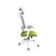 Silla Ejecutiva Arla Mesh Estructura Blanca color Verde