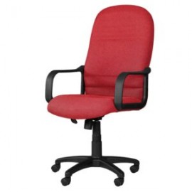 Silla Ejecutiva con Brazos Tamayo 4001 Tela Mini Color Rojo