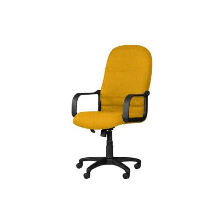 Silla Ejecutiva con Brazos Tamayo 4001 Tela Mini Color Amarillo