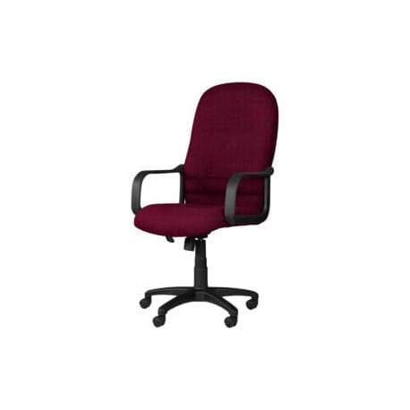 Silla Ejecutiva con Brazos Tamayo 4001 Tela Mini Color Cereza