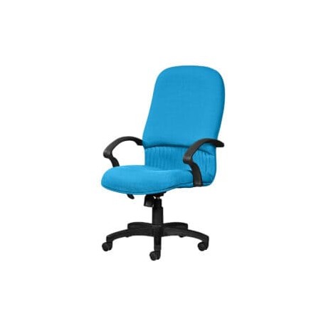 Silla Ejecutiva Etna Tela Adison Color Turqueza