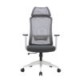 Silla Ejecutiva H7 Mesh Color Gris Estructura Blanca