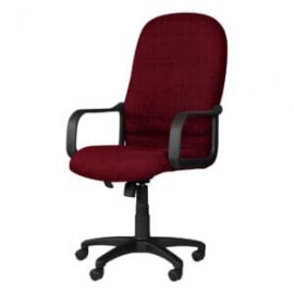Silla Ejecutiva con Brazos Tamayo 4001 Tela Stella Color Vino