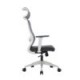 Silla Ejecutiva H7 Mesh Color Gris Estructura Blanca