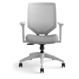 Silla Ejecutiva Solve Respaldo Gris/Asiento Gris