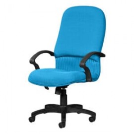Silla Ejecutiva Etna Tela Adison Color Turqueza