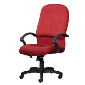 Silla Ejecutiva Etna Tela Mini Color Rojo