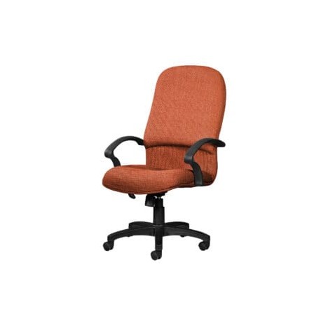 Silla Ejecutiva Etna, en Tela Addison Orange